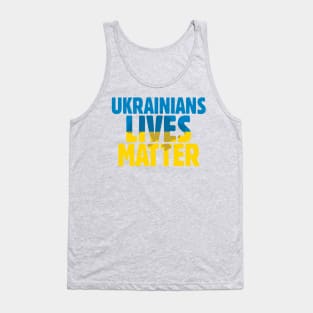 Ukrainian Lives Matter Tank Top